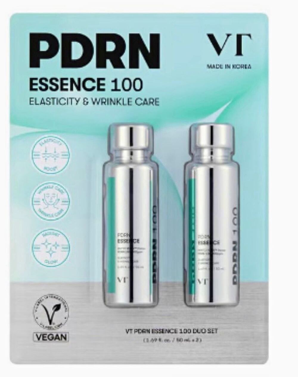 VT PDRN Essence 100 Duo Set 2x50 mL Vegan Face Elasticity Wrinkle Care